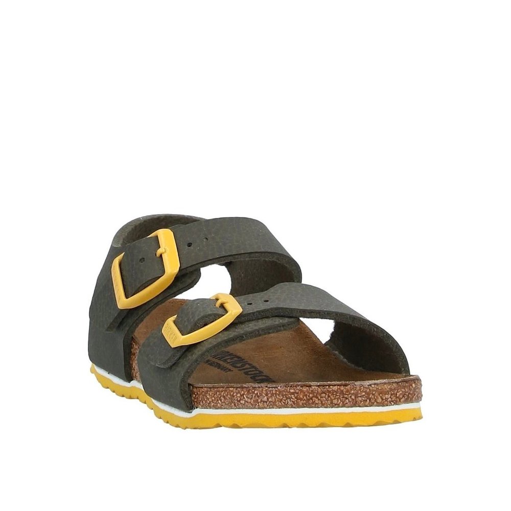 Birkenstock adjustable khaki yellow bottom sandal. Size: 39, 38, 8, 8.5,  7, 7.5 - Picture 2 of 12